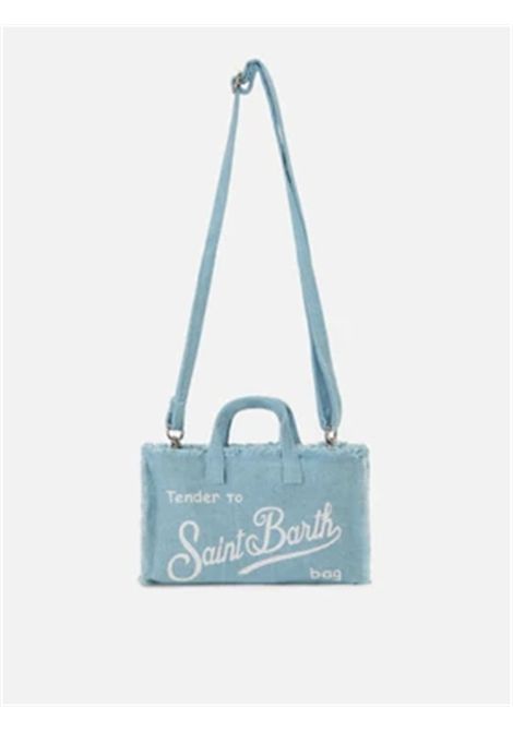 Phone bag in lino SAINT BARTH | PHONE002 PHONE BAG LINEN.00555L LINEN 31 LIGHT BLUE